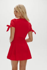 Ella Satin Mini Dress Heartstrings