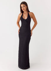 Knowles Lace Maxi Dress Black