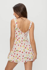 Dreamer Chiffon Mini Dress Amalfi
