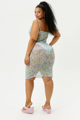 Dixie Mesh Dress Vortex