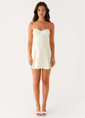 Victoria Strapless Mini Dress Butter