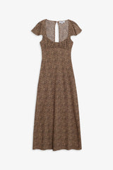 Rosalyn Maxi Dress Baby Leopard