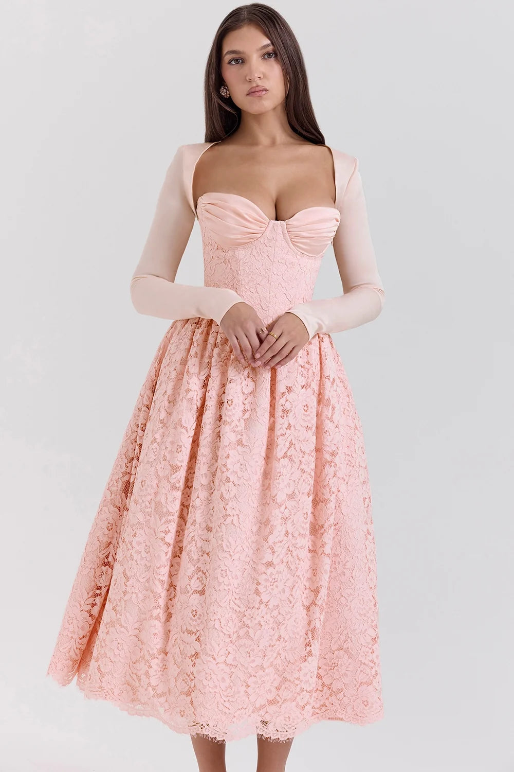 ballerina pink lace corset skirt and bolero sale