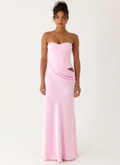 Emory Corset Maxi Dress Pink