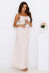Hawaii Magic Maxi Dress White