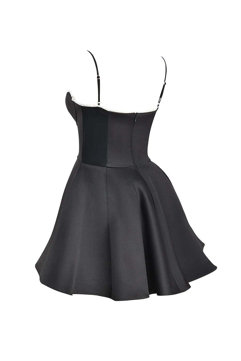 black tulle mini dress