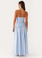 Carmel Maxi Dress Blue