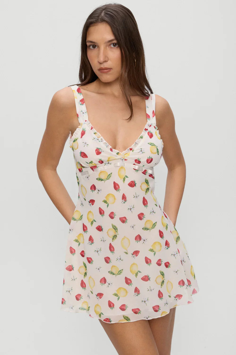 Dreamer Chiffon Mini Dress Amalfi