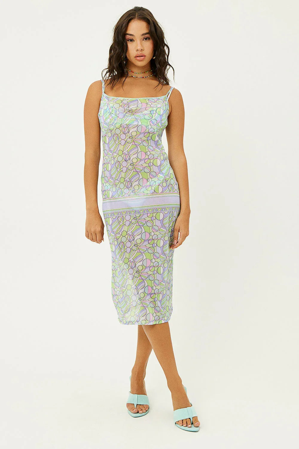 Dixie Mesh Dress Vortex