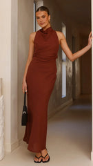 Velaris Maxi Dress Burgundy