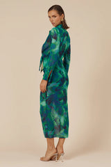 Calista Shirt Dress Green