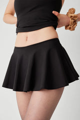 Star Low Rise Skort Black
