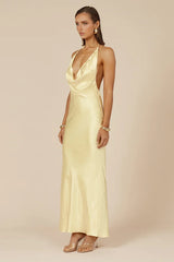 POSEY MAXI DRESS LEMON