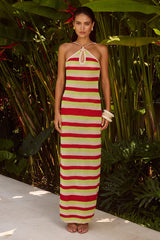 AKAYLA MAXI DRESS RED MULTI