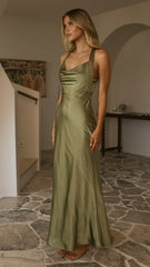 Eva Maxi Dress Olive