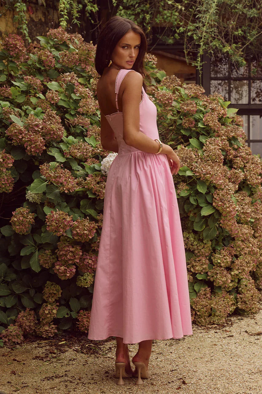 LANI MIDI DRESS PINK