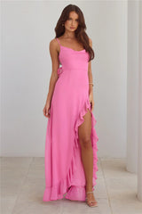Riviera Sunset Maxi Dress Rose
