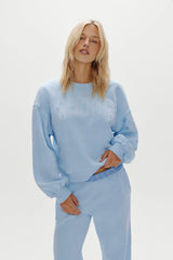 Travel Day Cotton Crewneck Morning