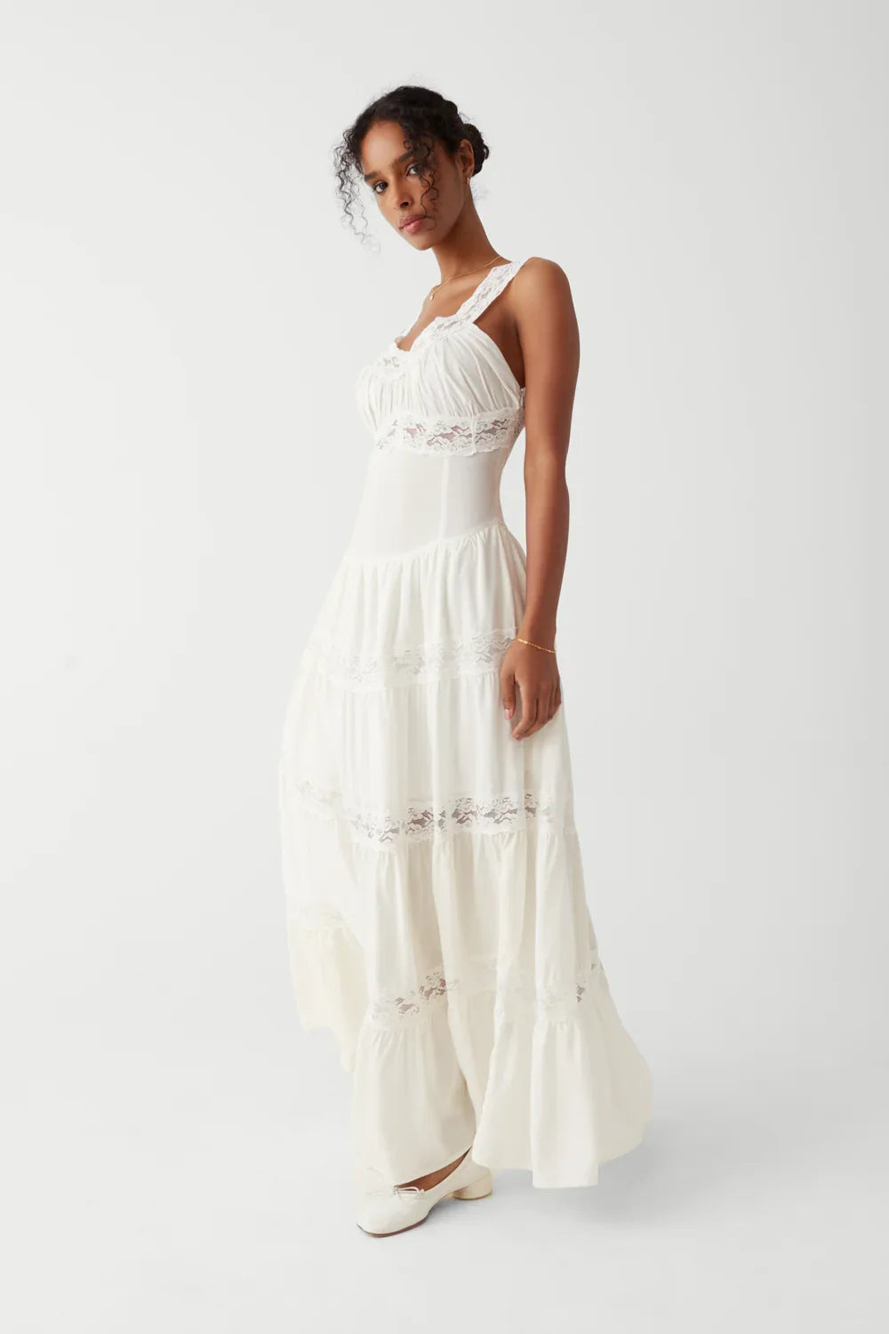 Dakota Maxi Dress White