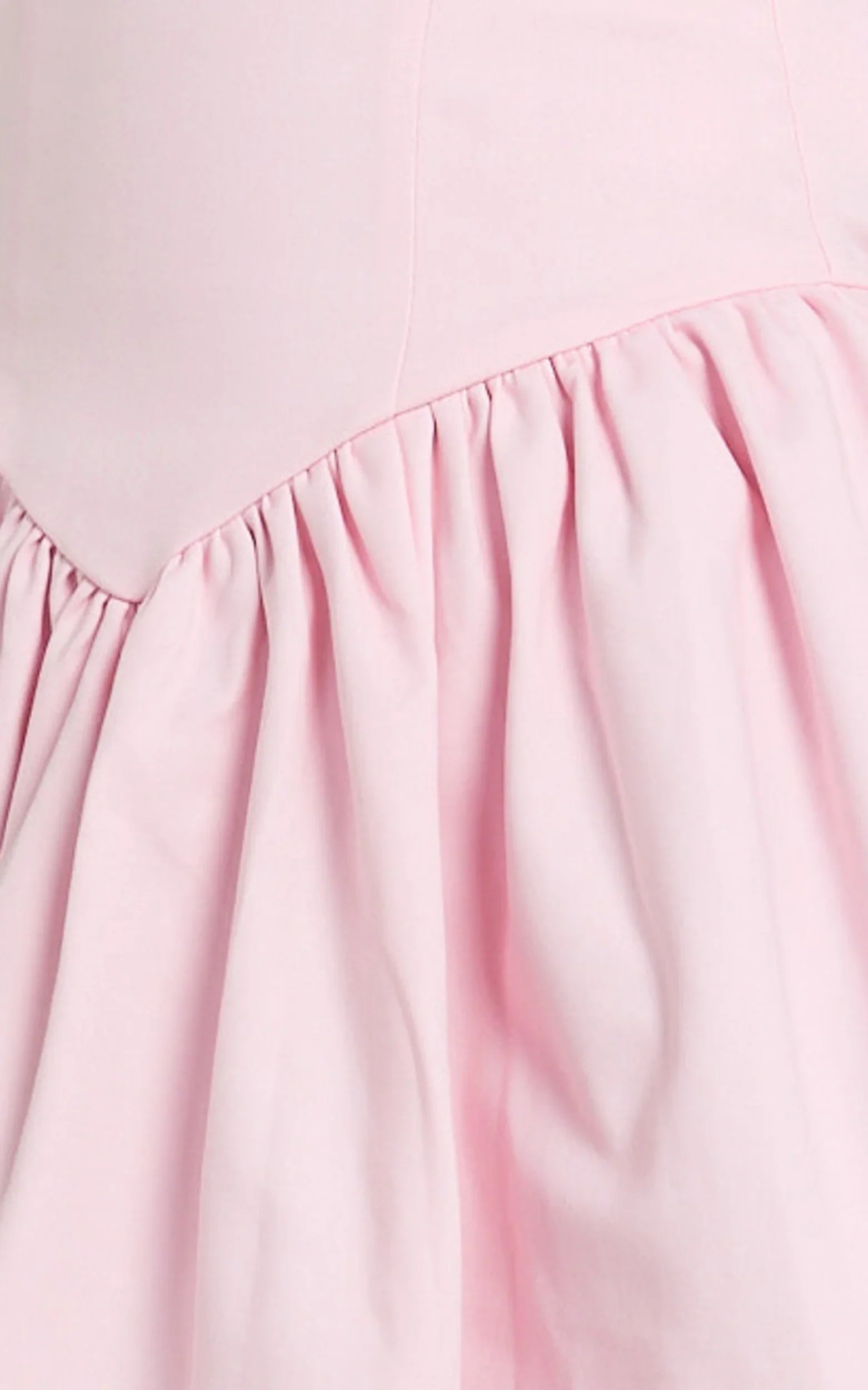 Helda Midi Dress Halter Tie Neck Corset Panel Dress in Pink