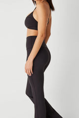 Demi Flare High Waist Legging Black