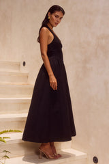 HENRIETTA MIDI DRESS BLACK