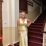 Seen For You Cowl Neck Satin Maxi Dress Dark Navy