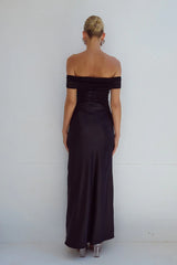 AMORET MIDI DRESS BLACK
