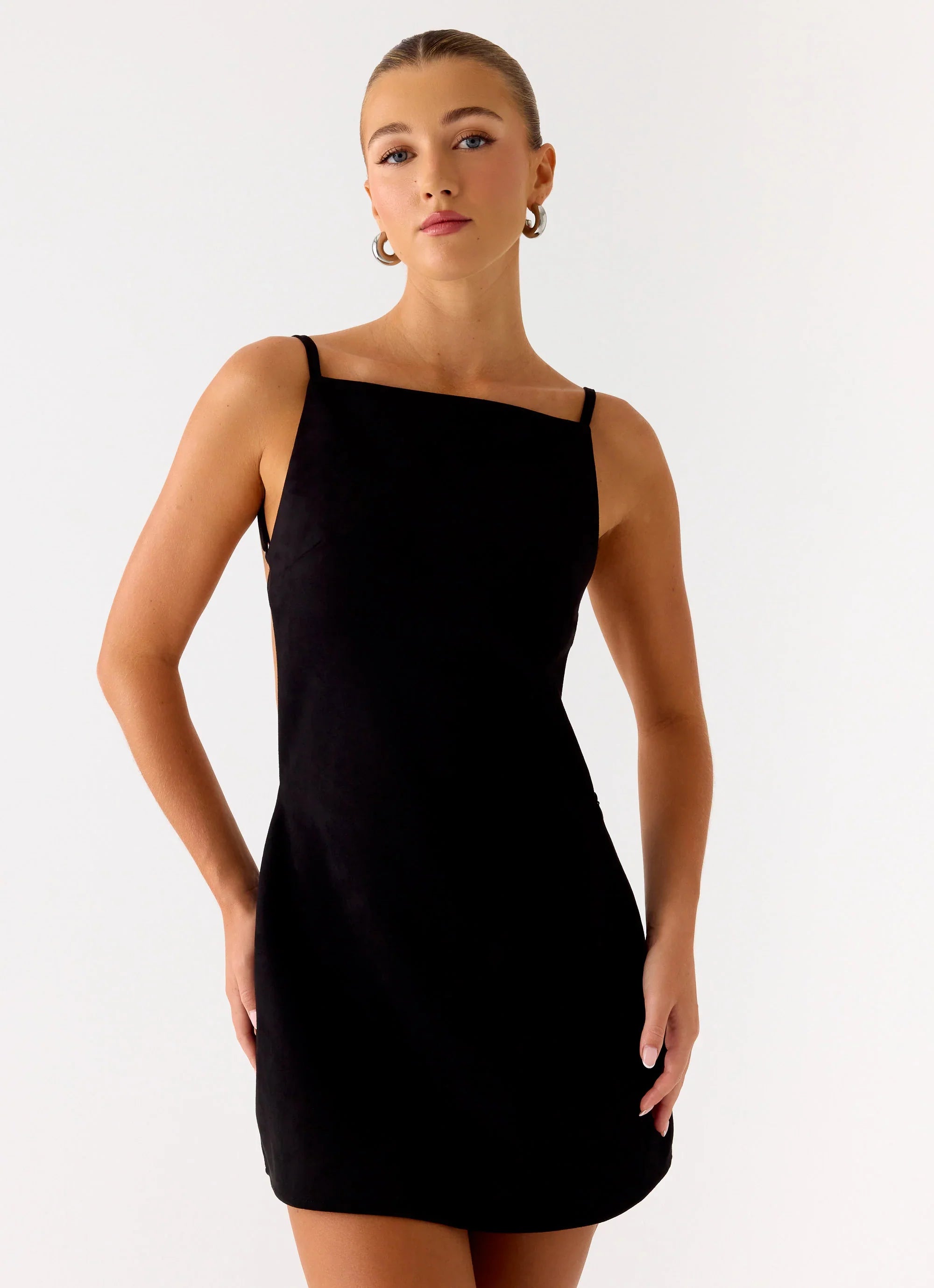 Play With Fire Mini Dress Black