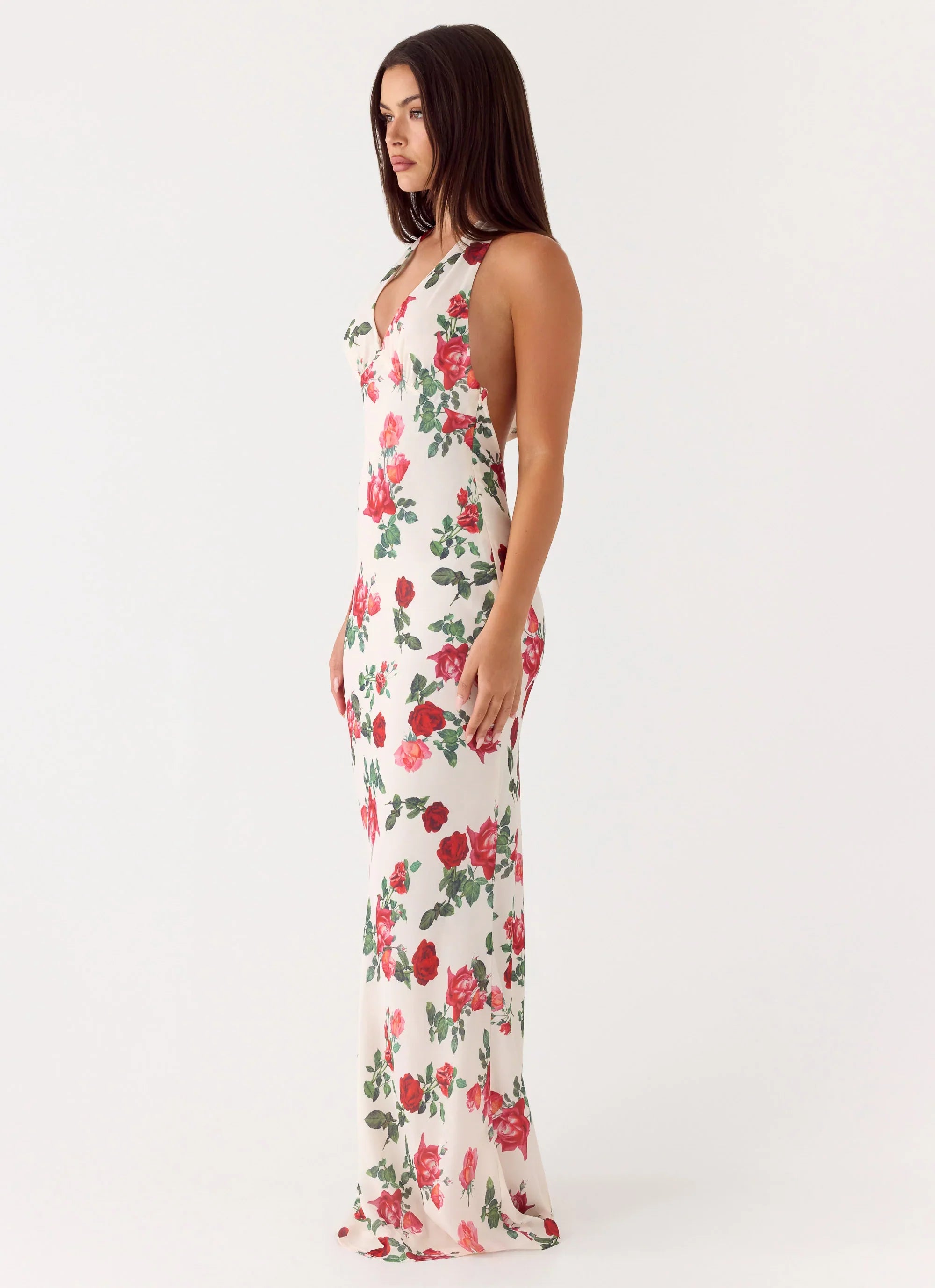 Maryk Maxi Dress Ivory Bloom
