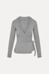 Angel Baby Wrap Knit Sweater Cloud Cover