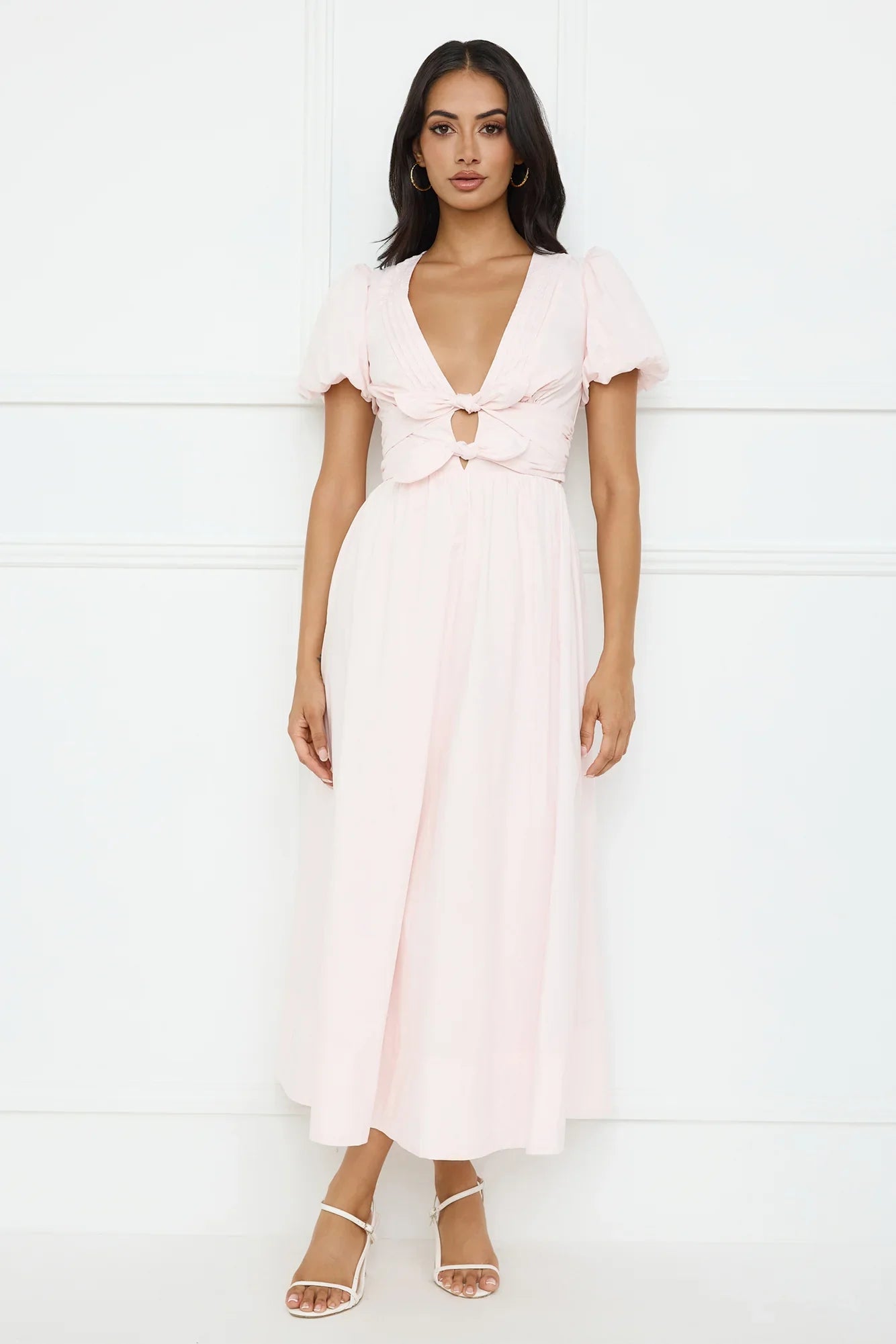 Peach Fizz Maxi Dress Pink