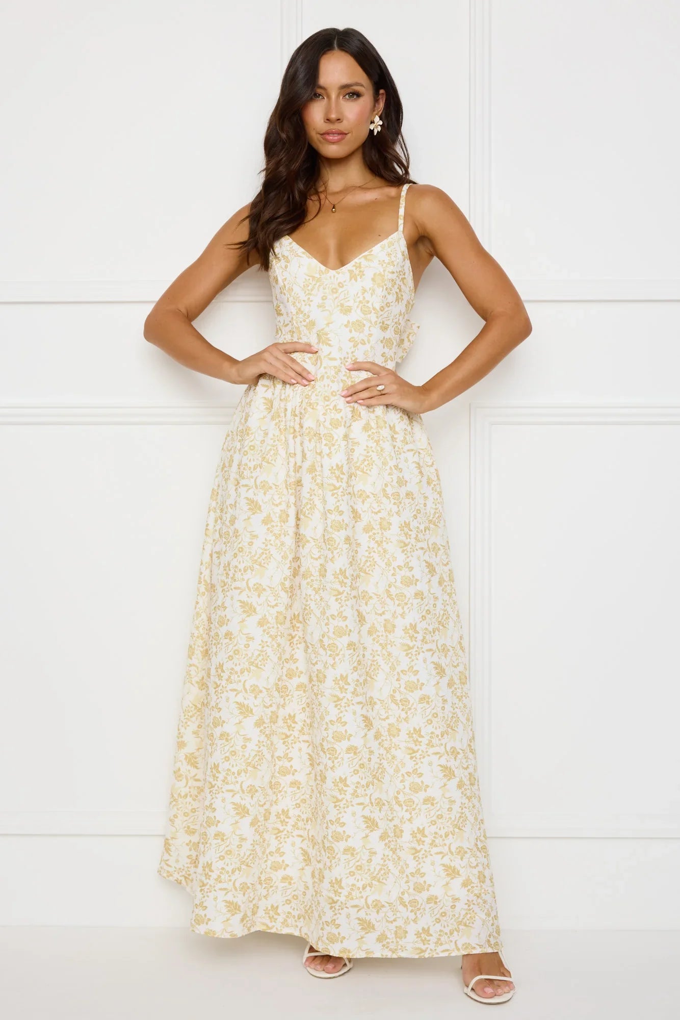Waking Sun Maxi Dress Yellow