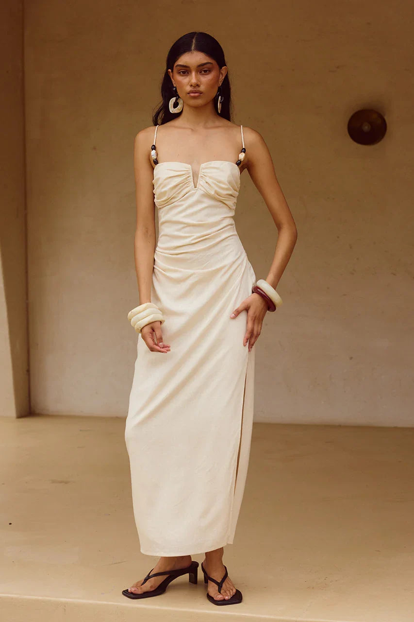 MARIANNA MIDI DRESS CREAM