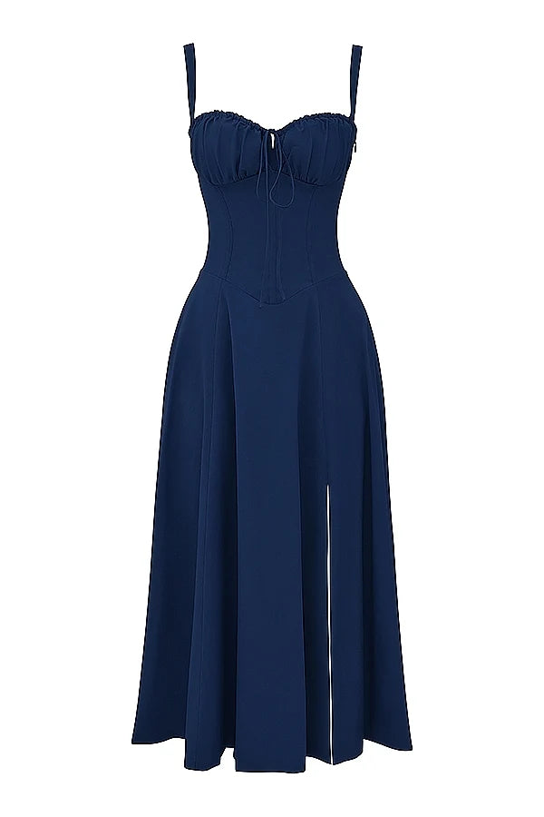 french navy bustier sundress