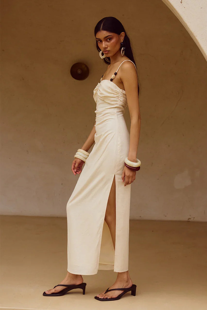 MARIANNA MIDI DRESS CREAM