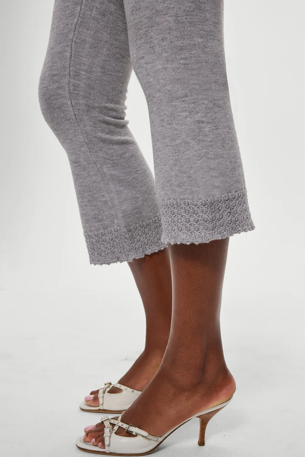 Milo Knit Capri Pants Cloud Cover