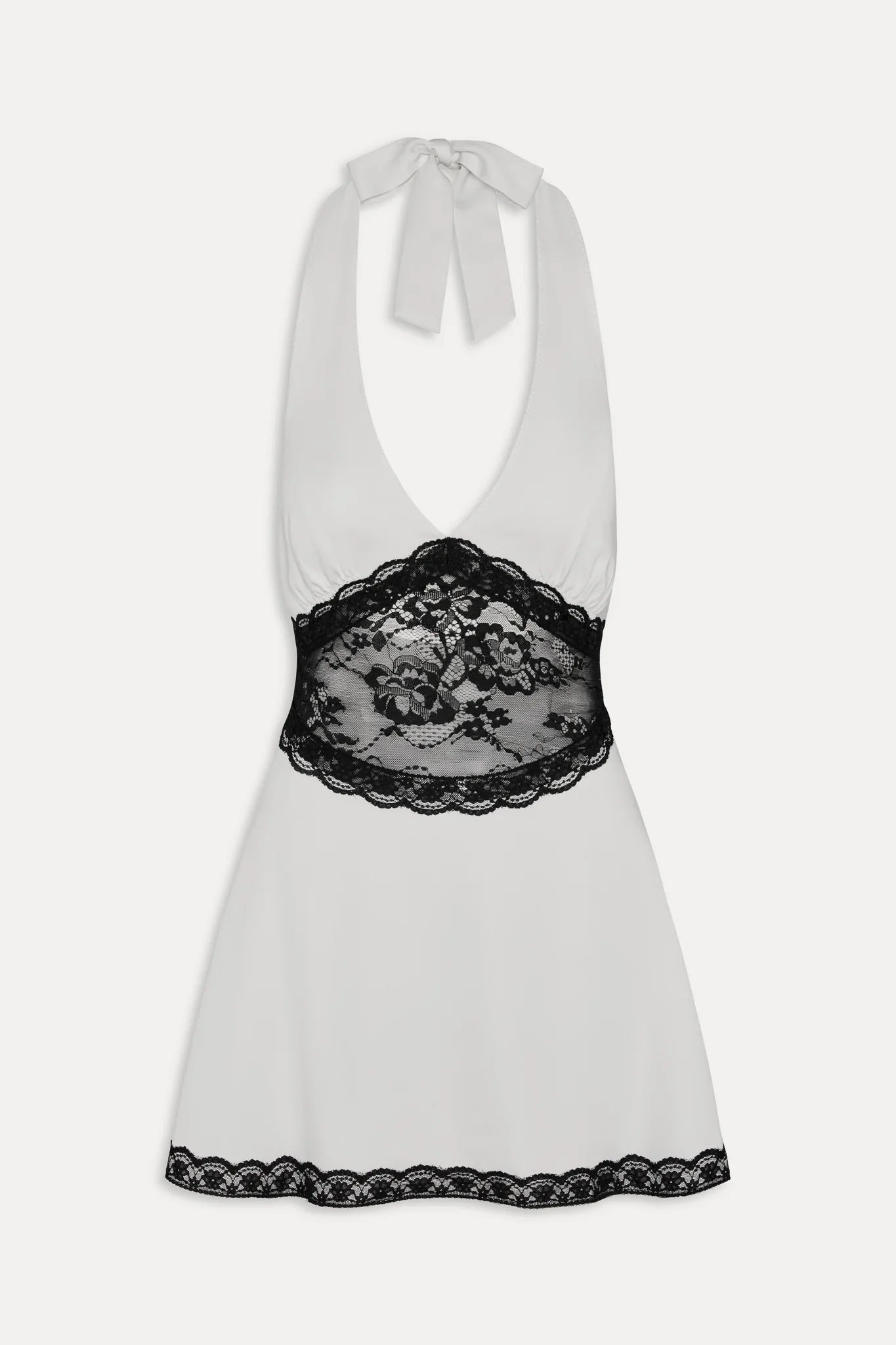Audrey Satin Mini Dress Soft Sand