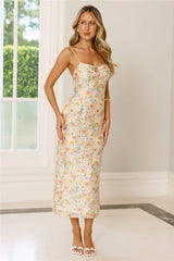 Sunset Promises Midi Dress Orange