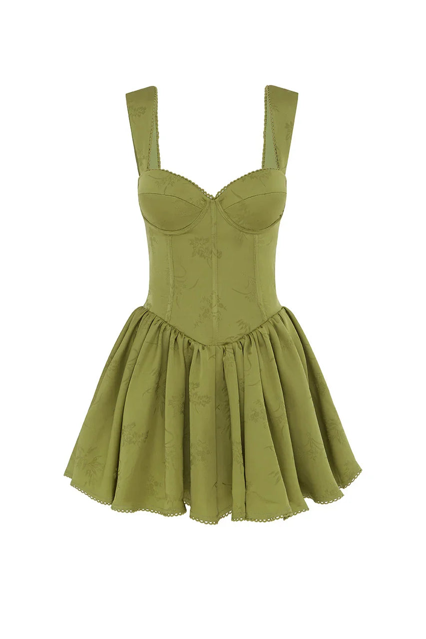 JOELLE MINI DRESS LIME