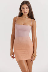 ombre mini dress