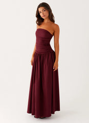 Carmel Maxi Dress Mulberry