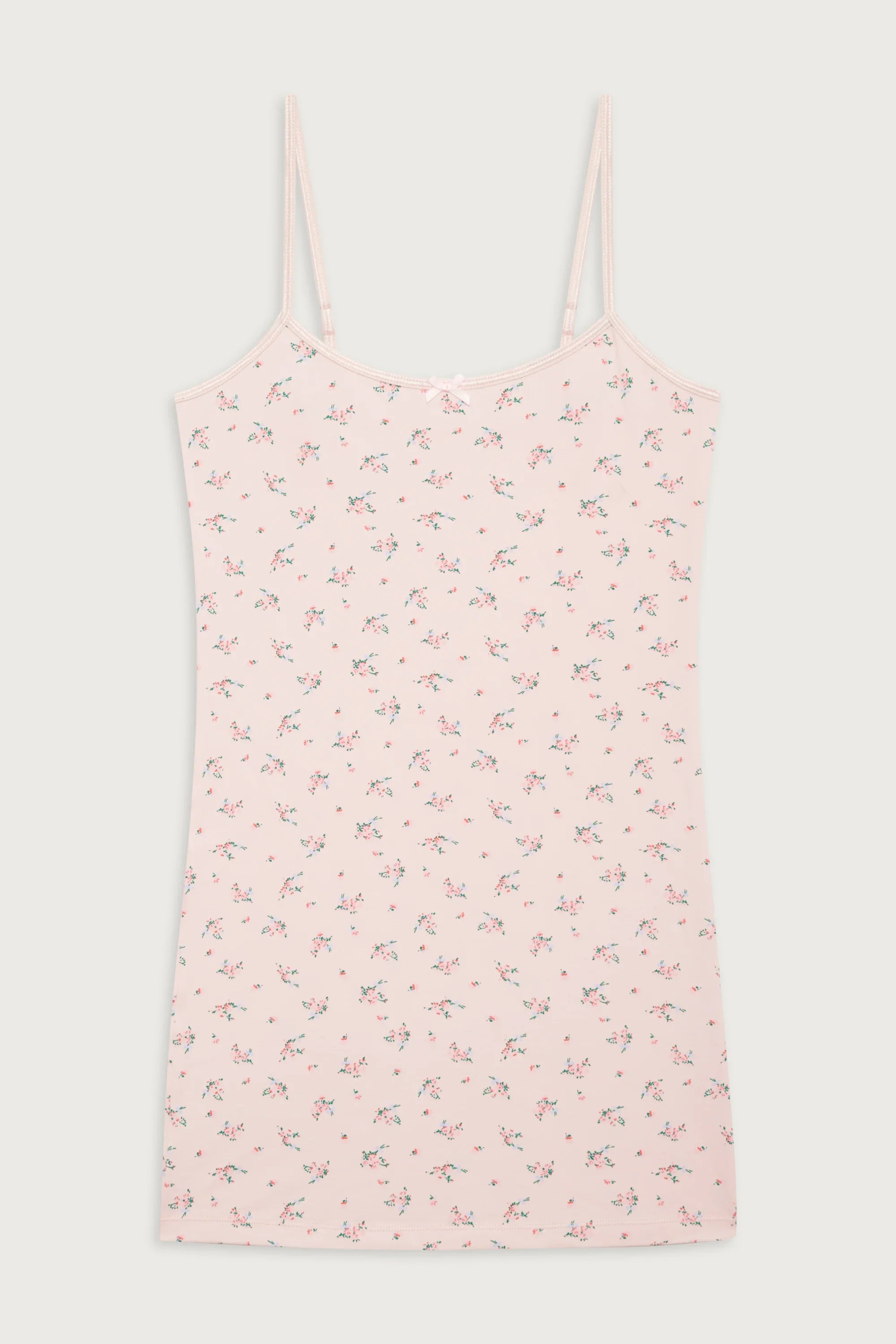 Gwen Floral Mini Dress Baby Bouquet Pink