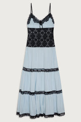 Vineyard Crochet Maxi Dress Moonlight