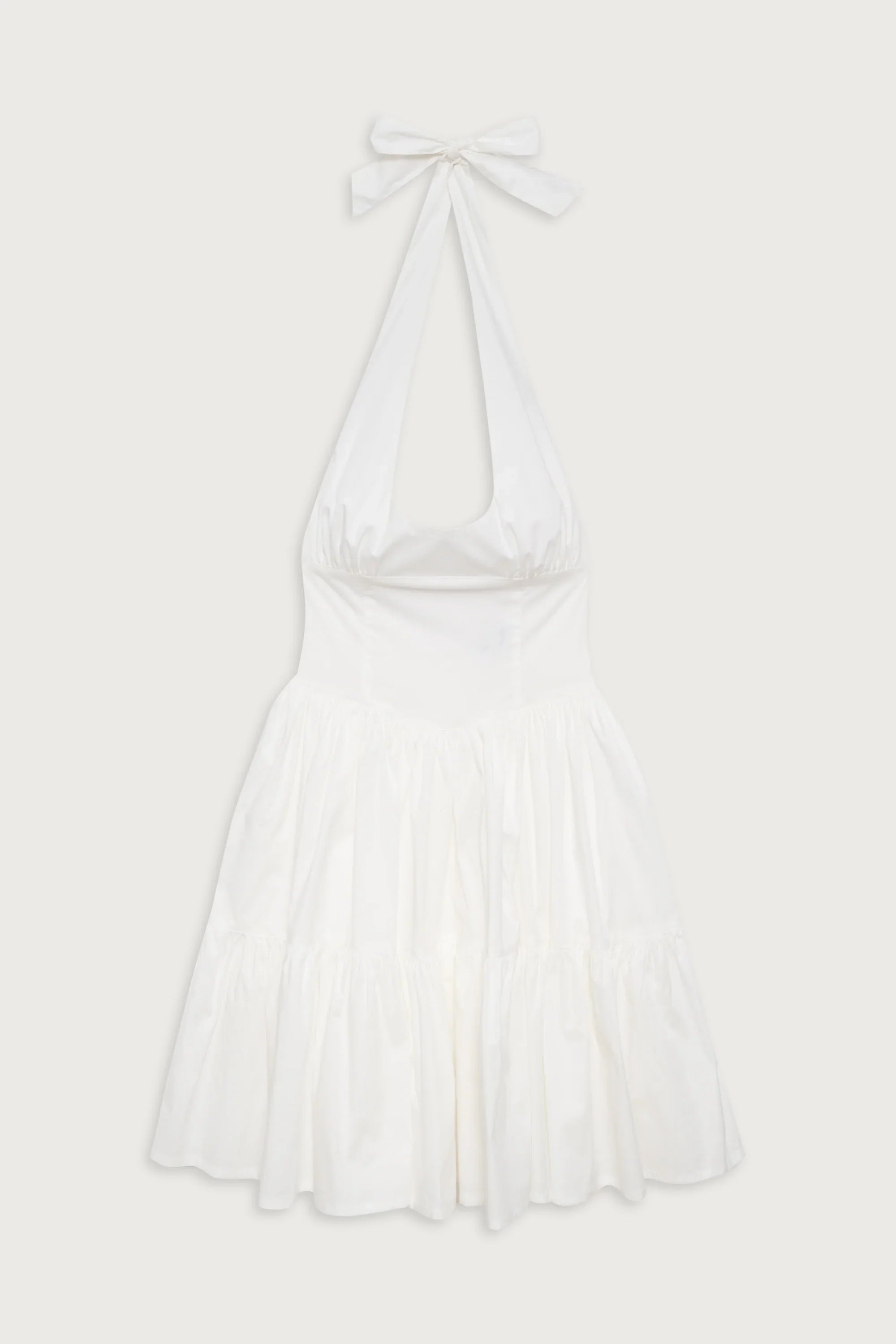 Tulsa Halter Midi Dress White
