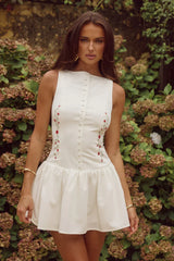 NEVAH MINI DRESS WHITE